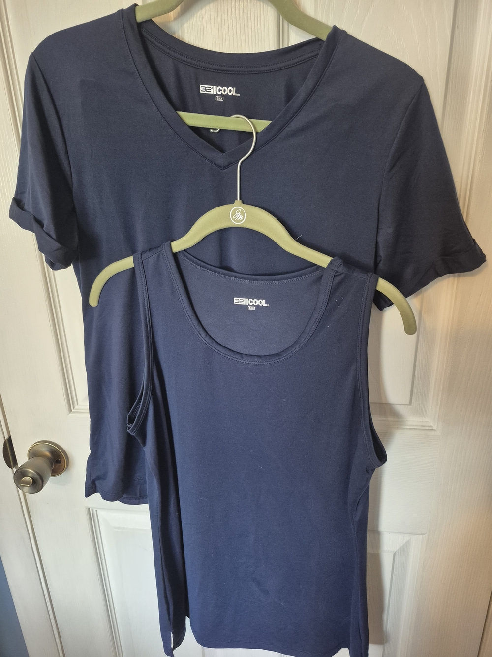 32 Degrees Navy Short Sleeve Tee & Tank Set